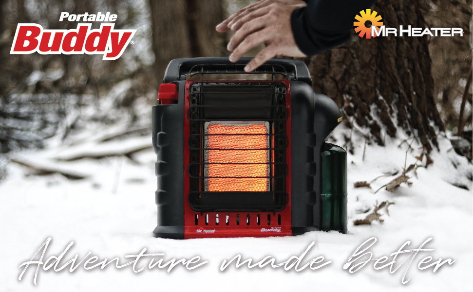 Mr. Heater Chauffage au gaz Portable Buddy, pour un volume maximum de 21m3