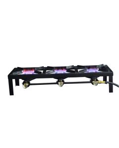 45,000 BTU Triple Burner Angle Iron Stove