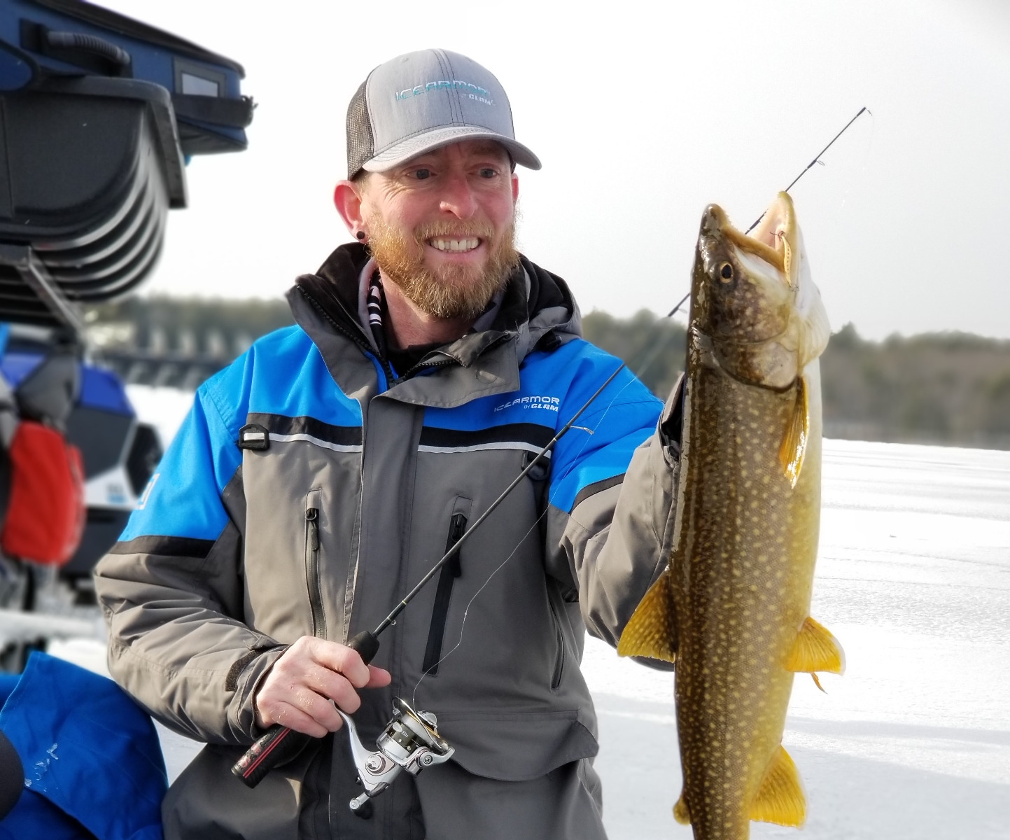 Fishing for Lake Trout on the Ice
